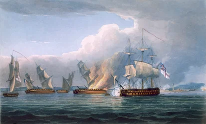 Destrucción de las fragatas francesas L